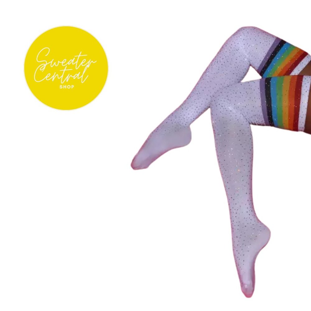 White Crystal Socks